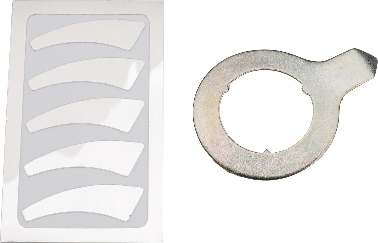 Rear Brake Cam Wear Indicator - Decals/Labels - Silver - XT500