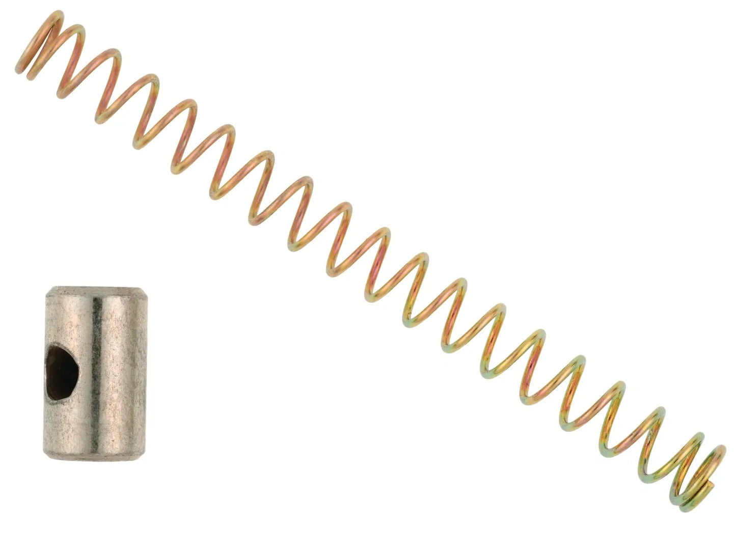 Rear Brake Adjusting Rod - Spring and Barrel - XT500 TT500 SR500