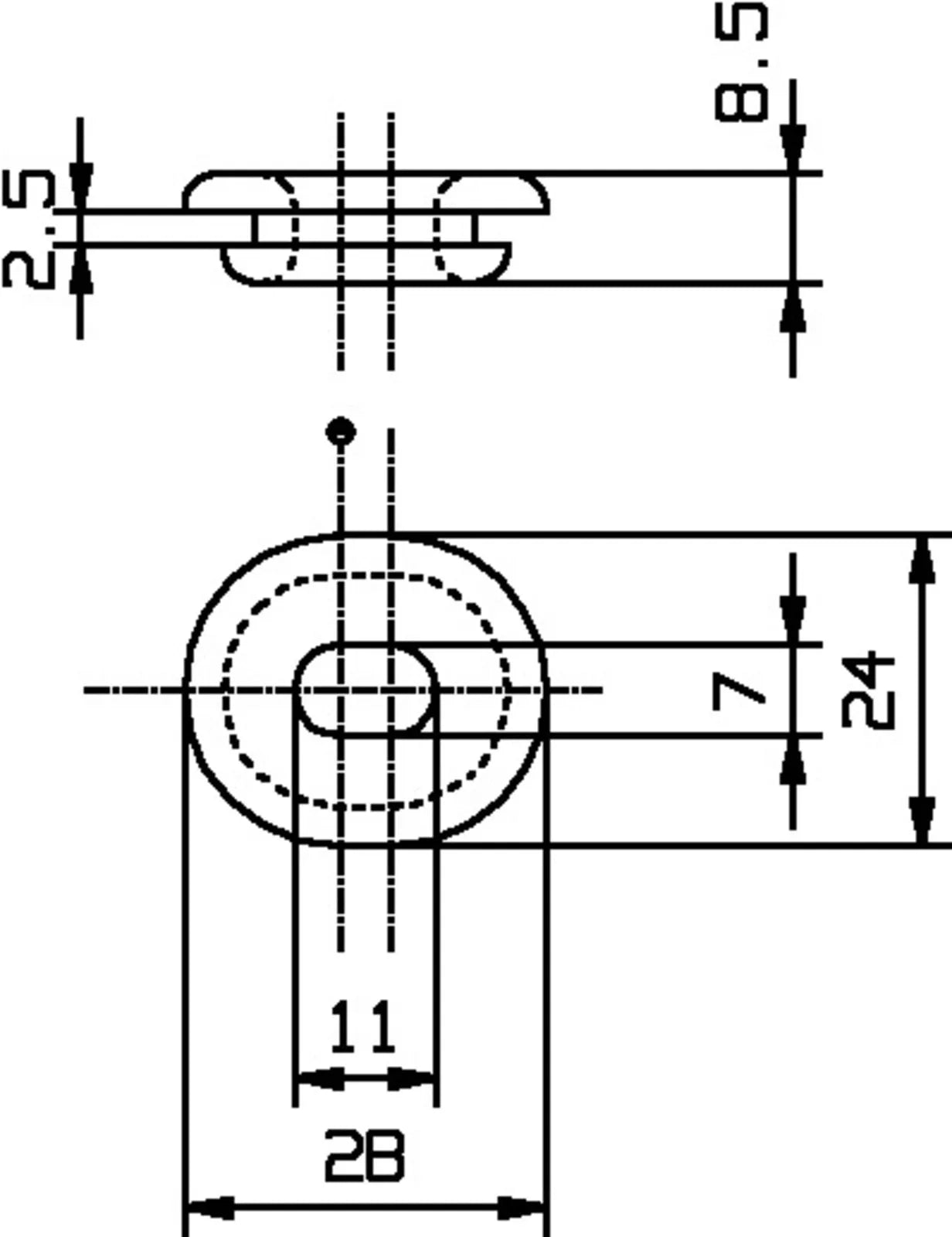 Side Cover - Rubber Guide/Damper - XT250 XT350 TT600/E/S XT600 XT660Z