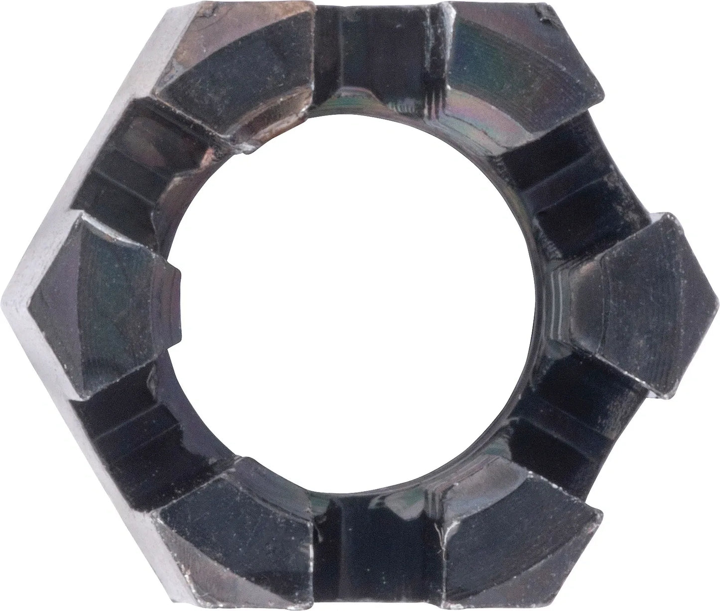 OEM YAMAHA - Nut for Side Stand - M10 x 1.25 Castellated Nut, suitable for Cotter Pin - TT500-'78 XT500-'79