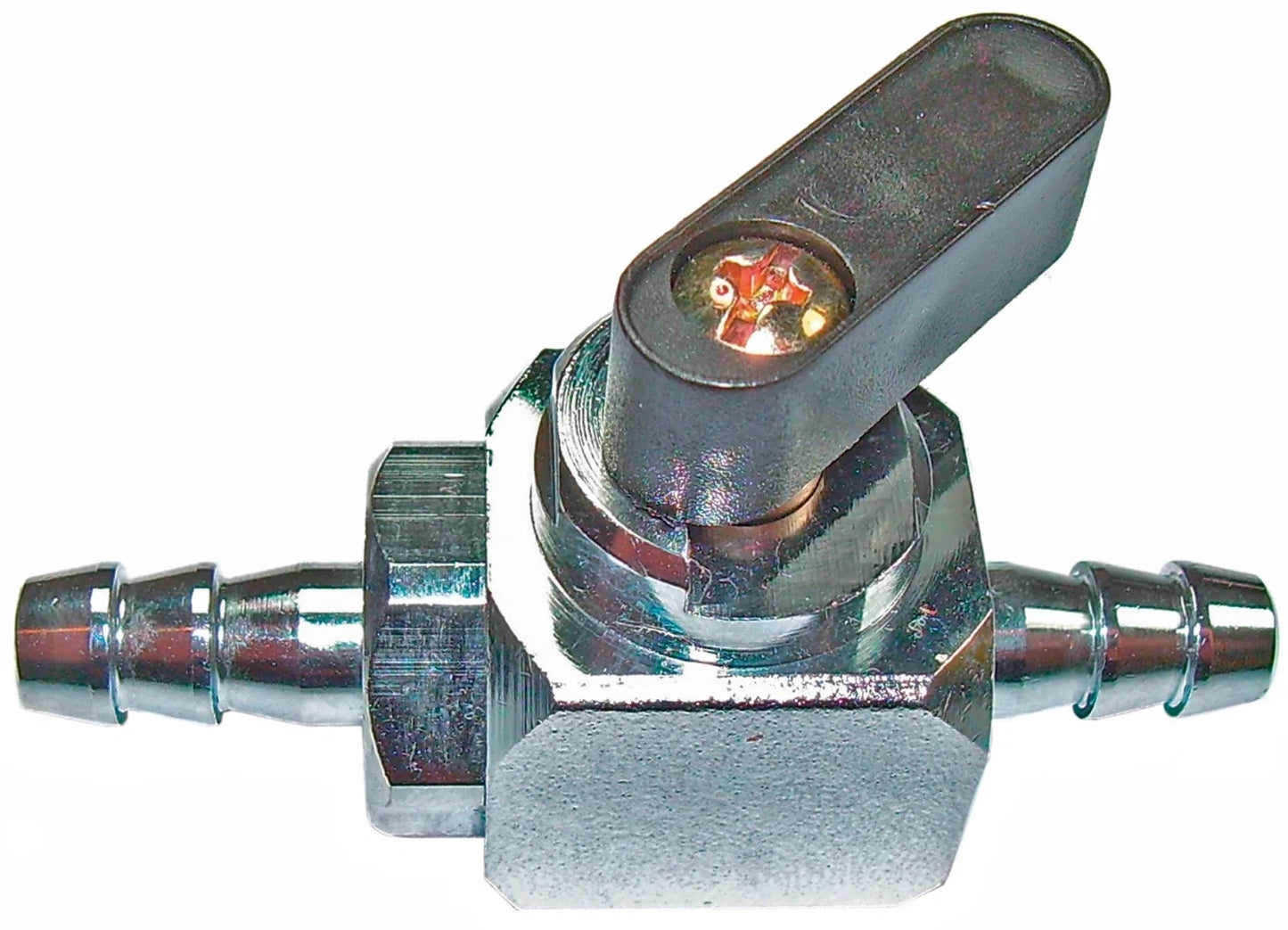 Inline Fuel Petcock w/ Ball Valve - for 6mm ID Fuel Line - ON/OFF - XT500 TT500 SR500 Universal Application