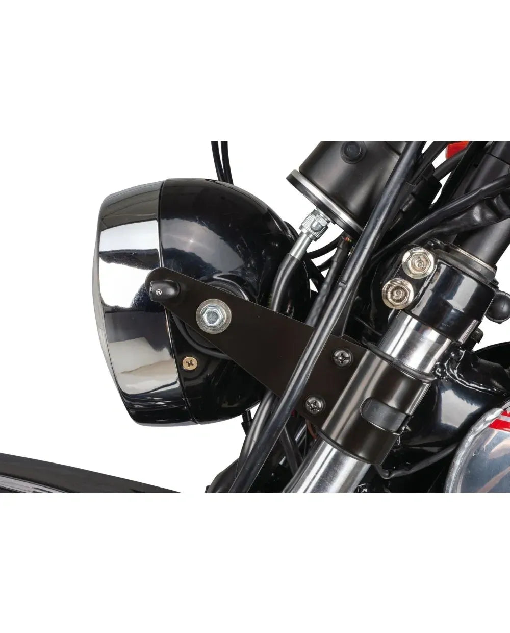 *NEW ITEM* Headlamp Bracket Set - 30-38mm, Black, 1 Pair - XT500 TT500 SR500 Universal