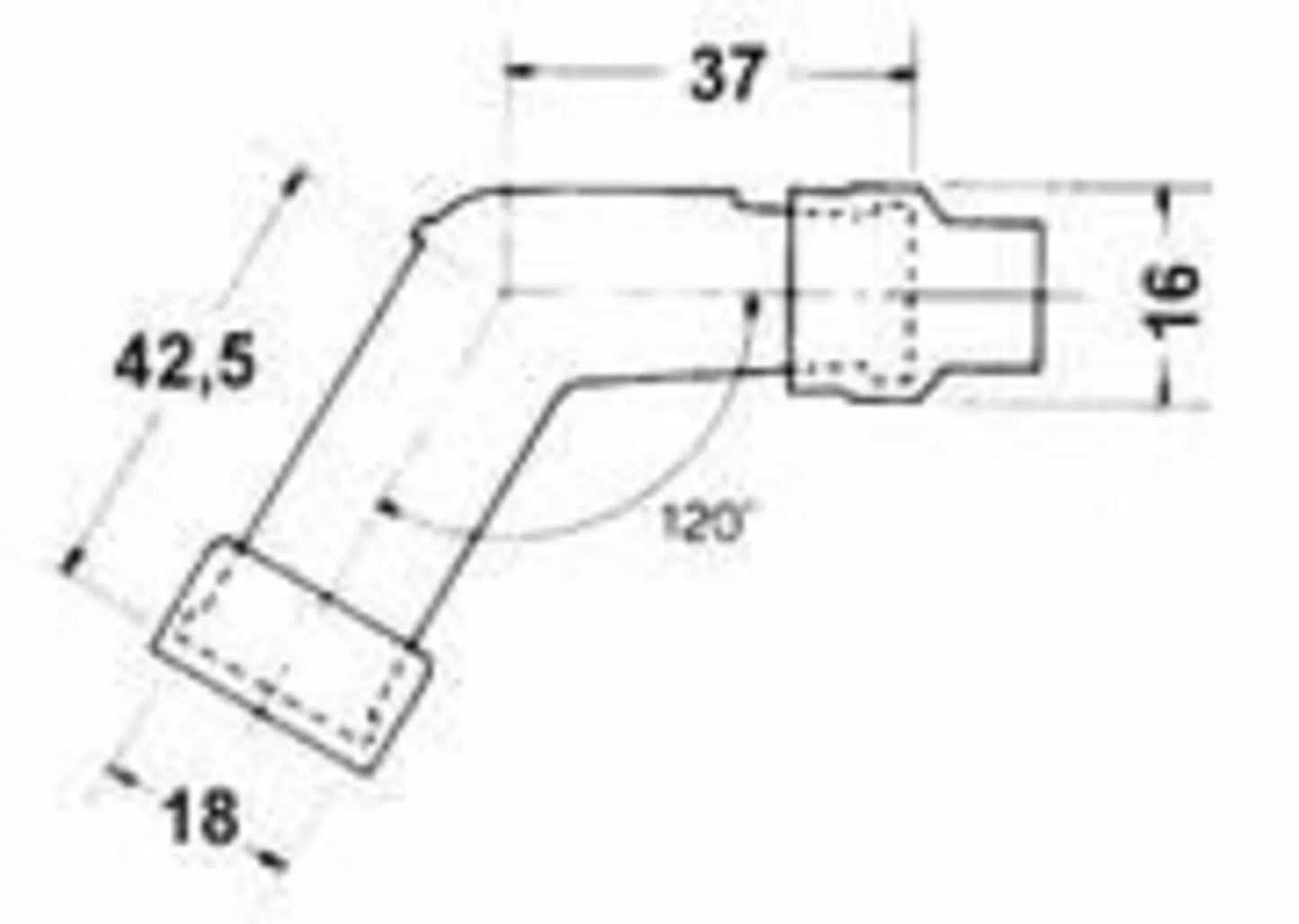 NGK Spark Plug Resistor Cover/Boot VB05F - 120 degree - XT500 TT500 SR500