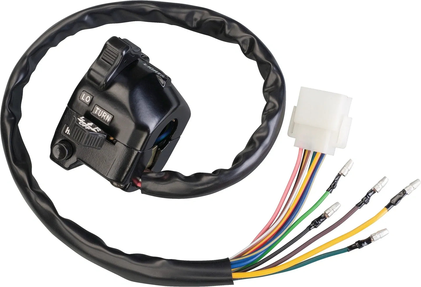 Left Handlebar Switch - YAMAHA-Style 'Classic' (Lights HI/LO, Horn, Indicators, Housing like SR OEM) - SR500F