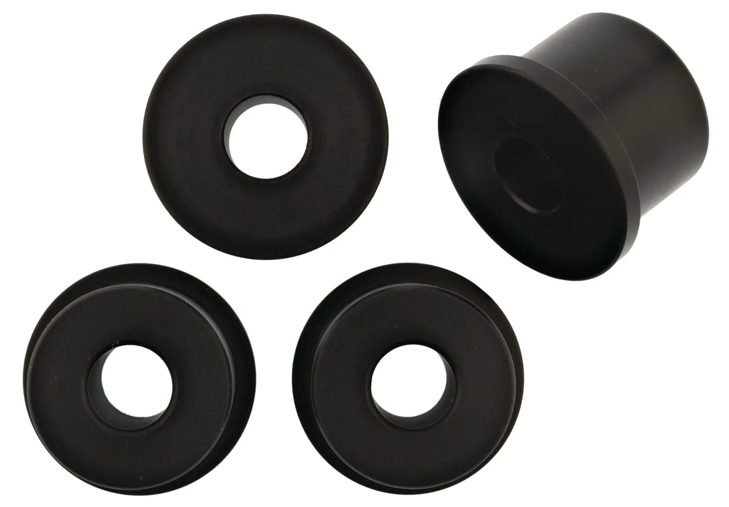Top Triple Clamp/Yoke - Bushings (Massive) - for Handlebar Clamps, Black Plastic, Set of 4 - XT550 XT600/Z/E+K XTZ660 XTZ750 TDM850