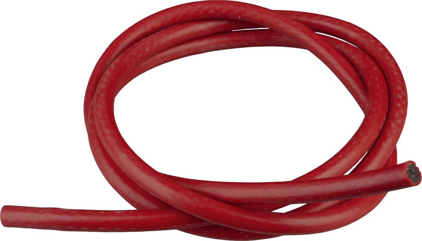 *NEW ITEM* Silicone Ignition Cable, 1 m, 7 mm OD - Dark Red - Universal