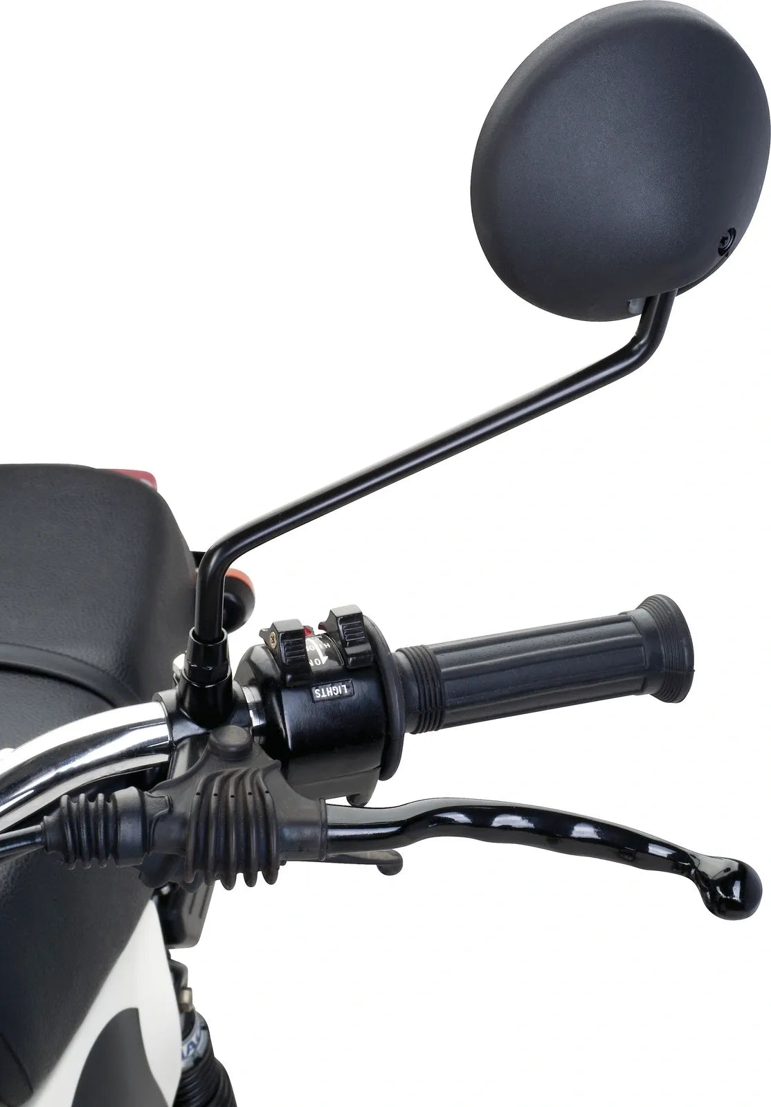 Black/Black Mirror Set - XT500, XT550, XT250 XT600 Various YAMAHA Universal