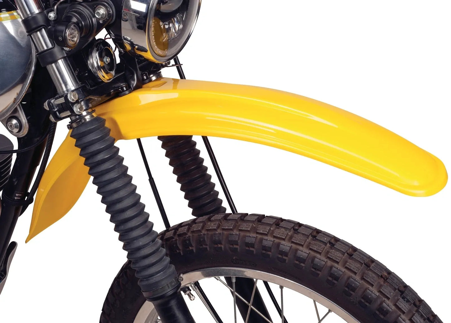 Replica Front Fender Competition Yellow - XT500 TT500