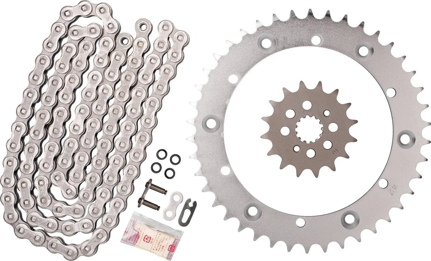 DID X-Ring Chain and Sprocket Kit - 520VX3 - 100 Links (open) with Master Clip Link - XT500