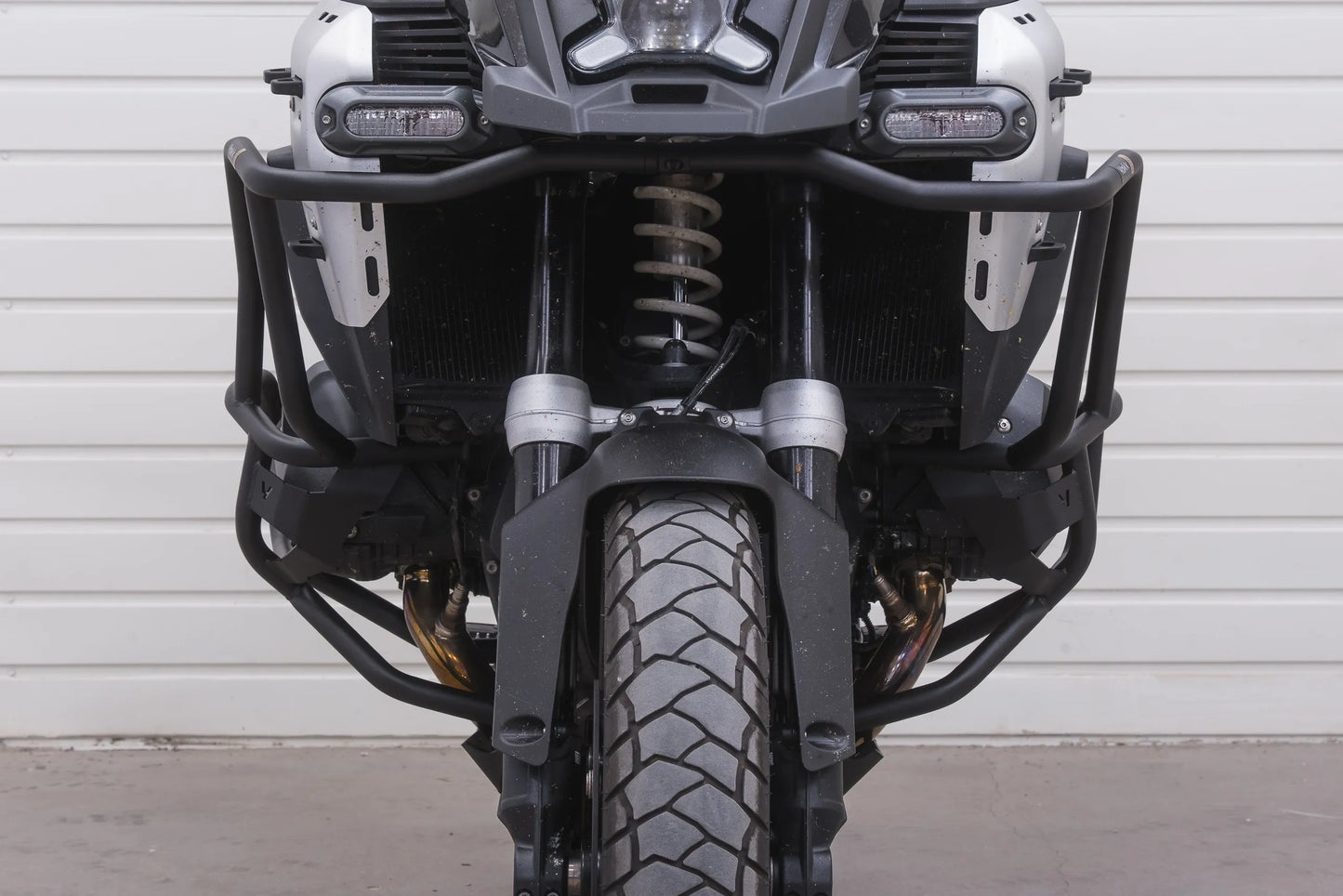 Yakk EXP - Full 'Bunker' Crash Bars - Black - BMW R 1300 GS Adventure (24-26)