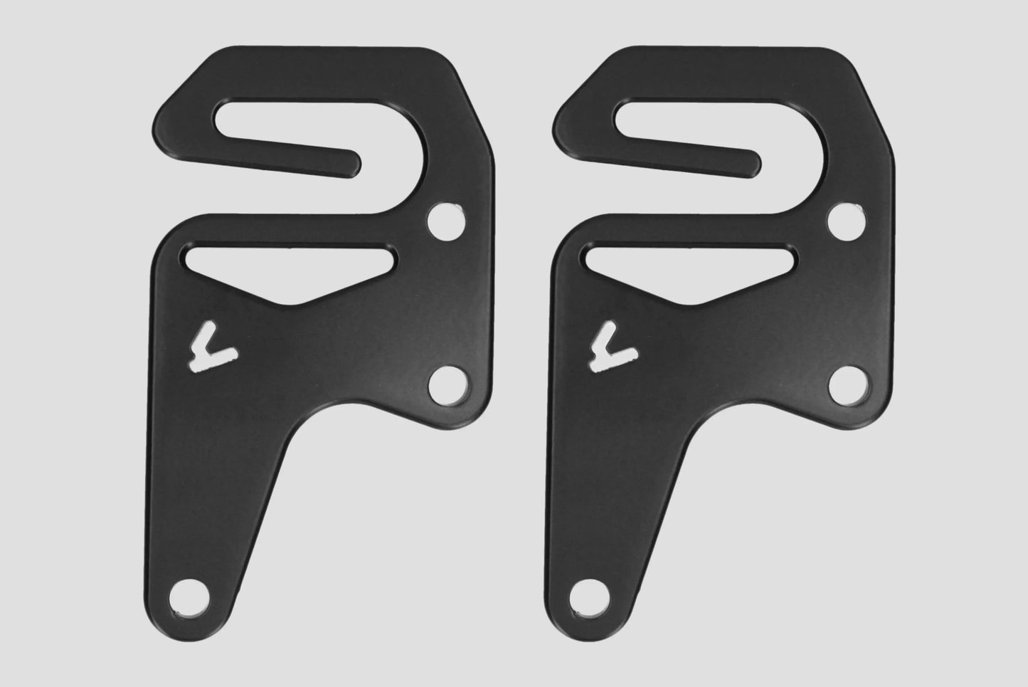 Yakk EXP - Luggage Mounts/Hooks - Black coated Aluminum - Husqvarna 701 Enduro/Supermoto (16-25), KTM SMC 690 R (08-25), KTM Enduro 690 R (08-25)