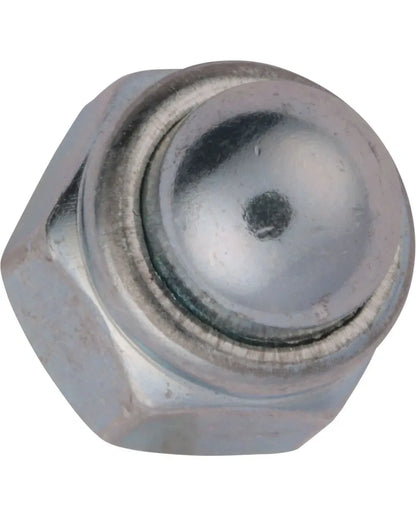 M6 Self-Locking Dome Nut - 8.8 Zinc-Coated - Universal