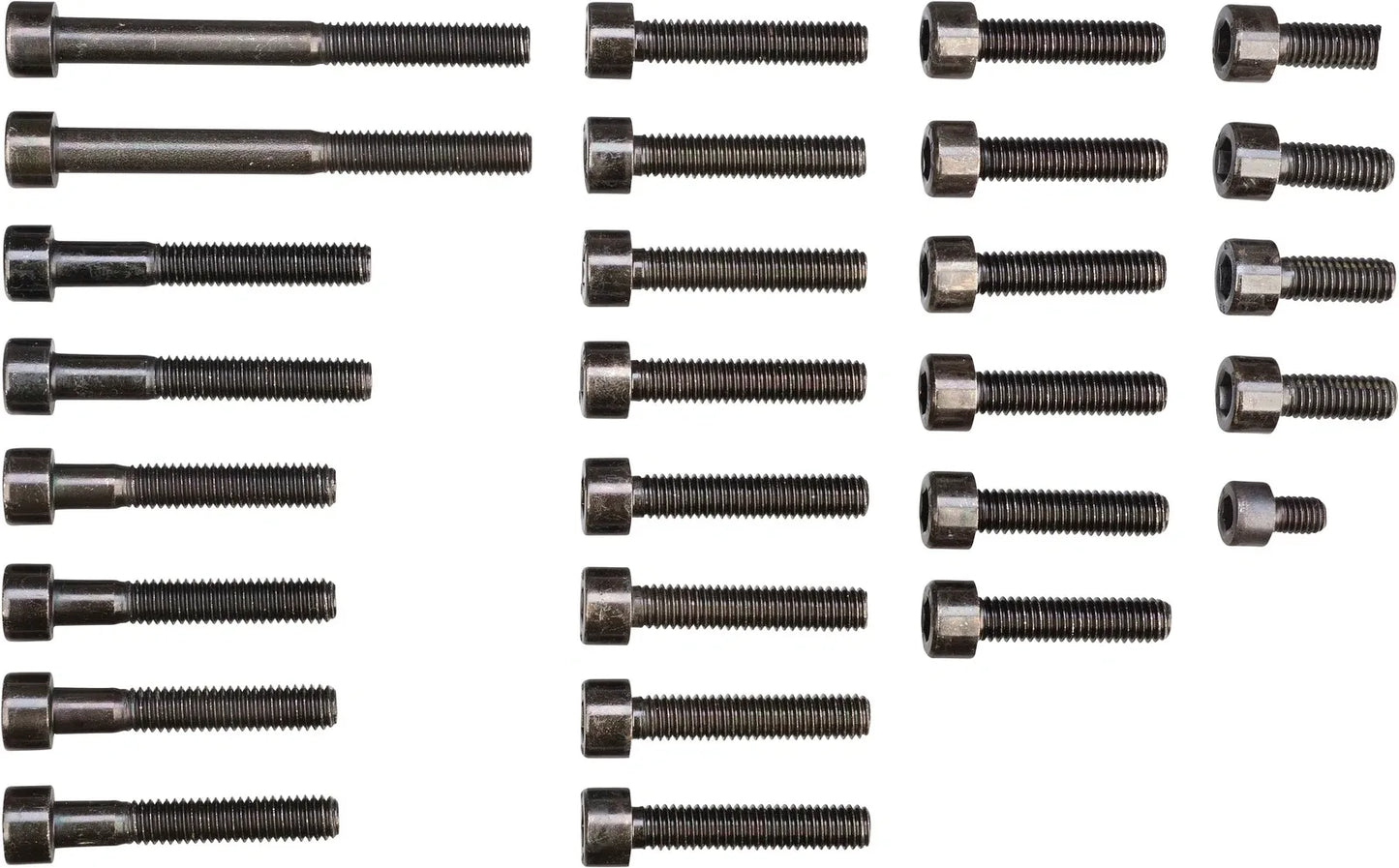 M6 Allen Bolt Set - Allen Bolt Set - for Engine Covers - Black Zinc-coated - TT500 XT500