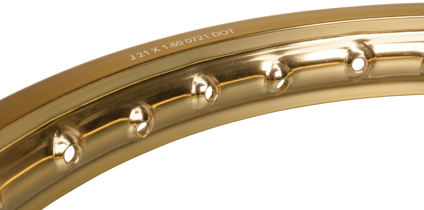 Replica Alloy Rim - 1.60 x 21 - Gold Anodized Aluminum - XT600/Z