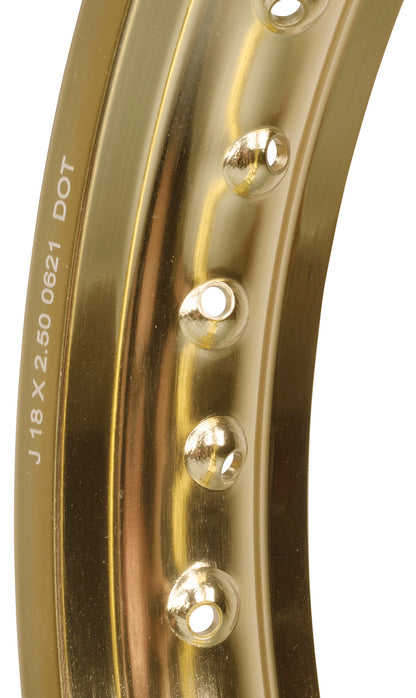 Replica Alloy Rim - 2.50 x 18 - Gold Anodized Aluminum - XT600/Z