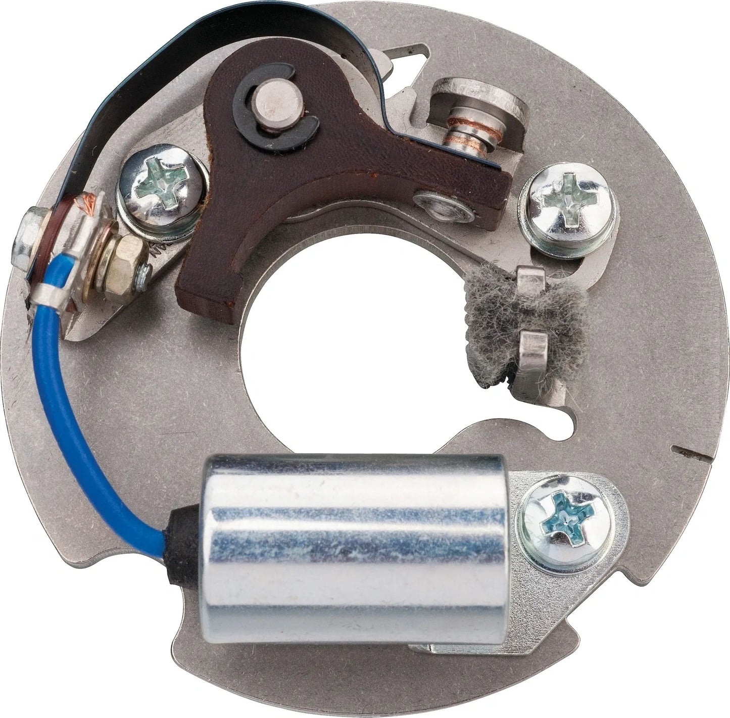Replica Contact Breaker Points - Stainless Steel Base Plate - XT500 TT500