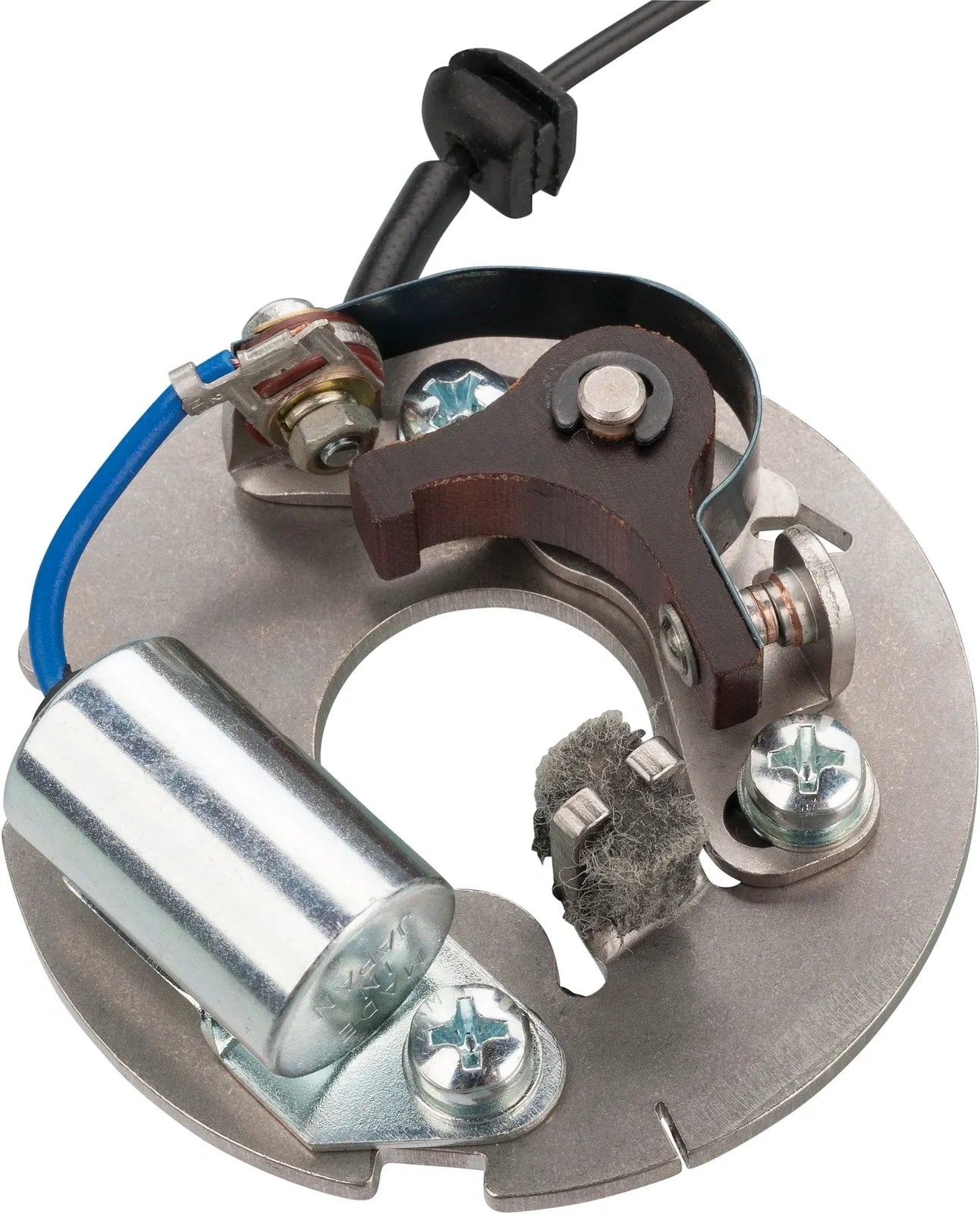 Replica Contact Breaker Points - Stainless Steel Base Plate - XT500 TT500