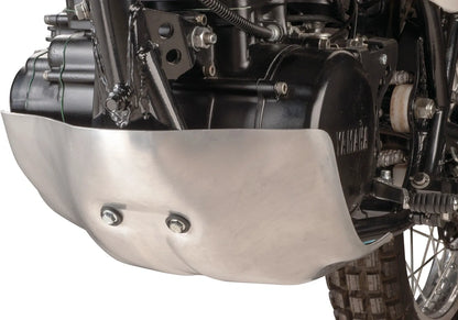 Aluminum Engine Guard/Skid Plate - Polished - 3mm Thick - XT500 TT500