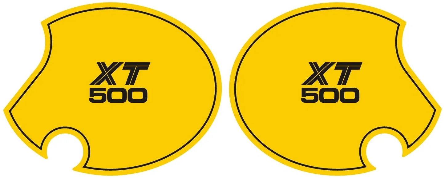 Side Cover Decal Set - Competition Yellow - XT500
