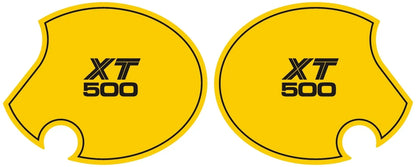 Side Cover Decal Set - Competition Yellow - XT500