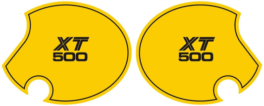 Side Cover Decal Set - Competition Yellow - XT500