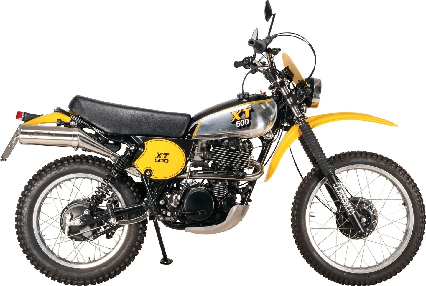 Side Cover Decal Set - Competition Yellow - XT500