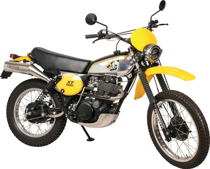 Preston Petty Plastic Number Plate - Yellow - 'Six Days' - XT500