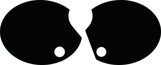 Side Cover Decal Set - Black - TT500
