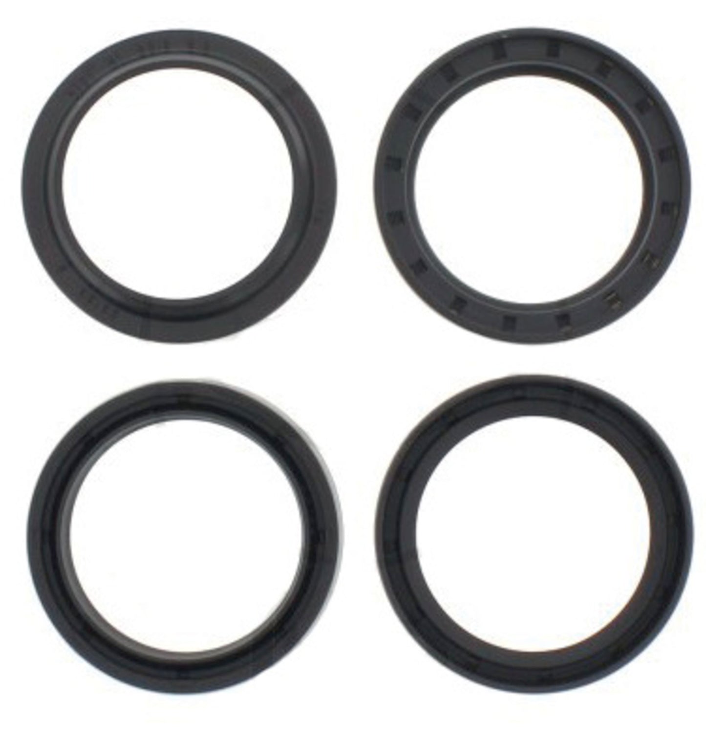 Fork Oil Seals - with Dust Covers, 1 Set - XT600 XT600E/K