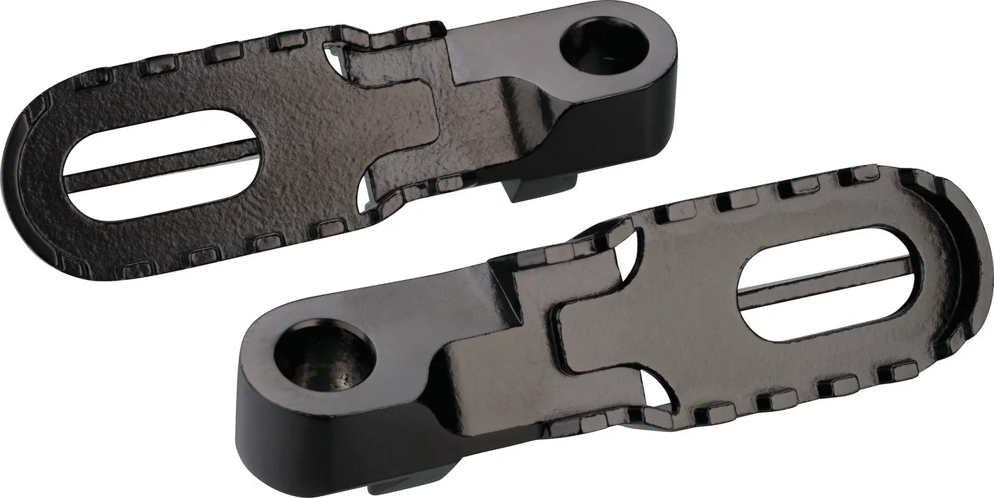 Replica Black Stainless Steel Footpegs - XT500 TT500