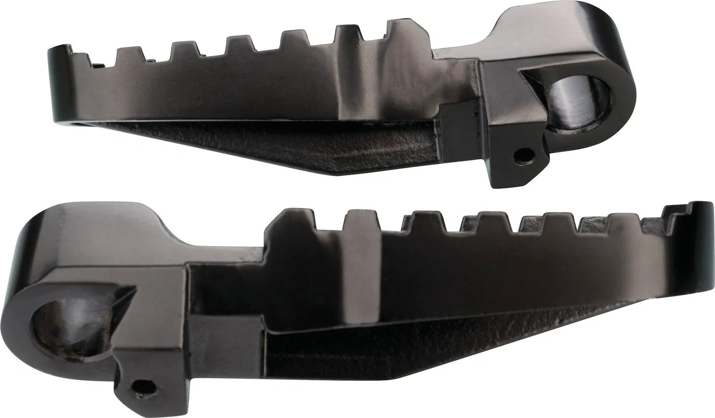 Replica Black Stainless Steel Footpegs - XT500 TT500
