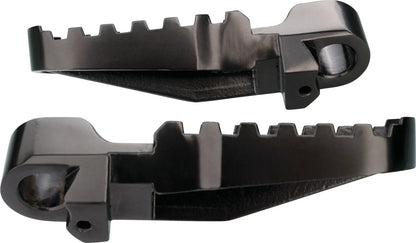 Replica Black Stainless Steel Footpegs - XT500 TT500