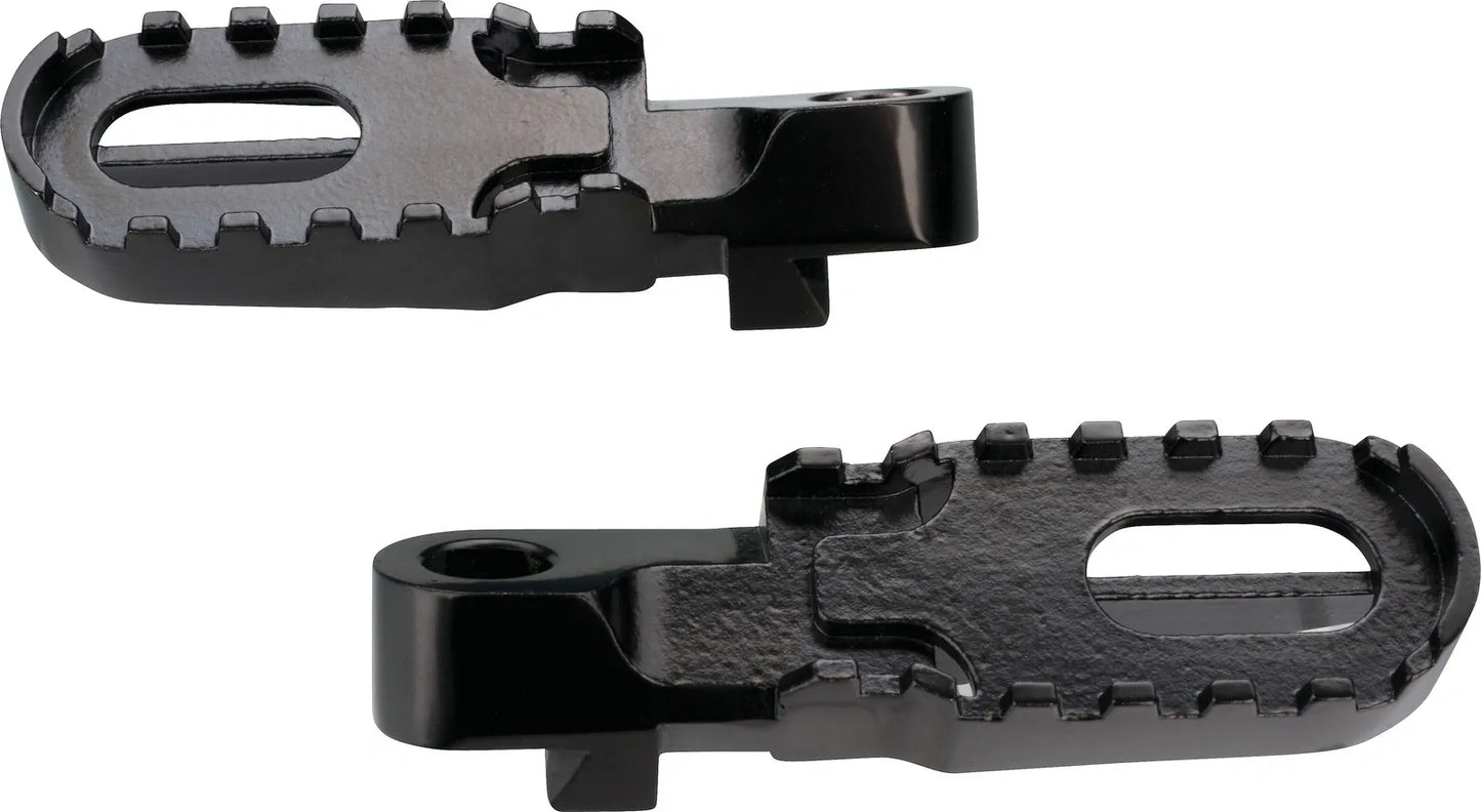 Replica Black Stainless Steel Footpegs - XT500 TT500