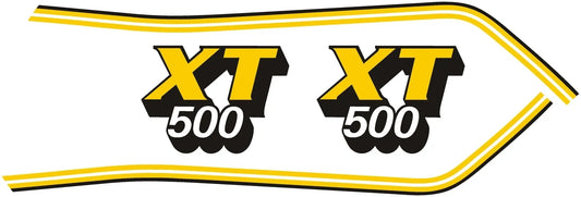 Fuel Tank Decal Set - 1981 - Yellow - XT500