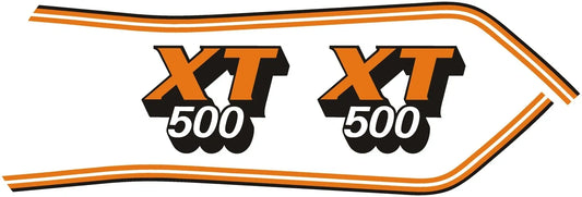 Fuel Tank Decal Set - 1981 - Orange - XT500