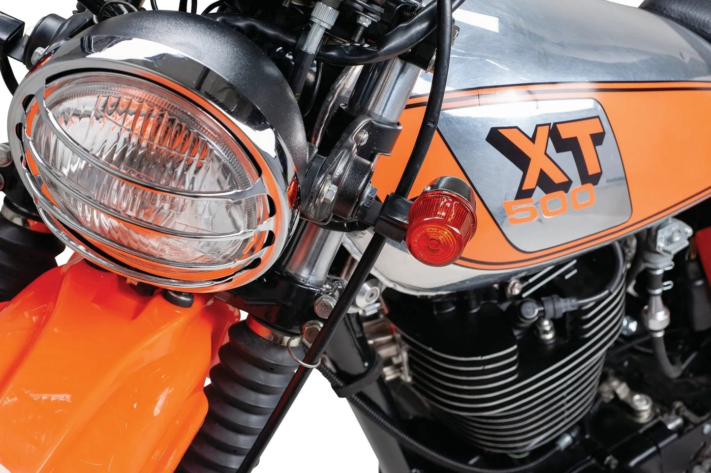 Fuel Tank Decal Set - 1979 - Black Orange - XT500