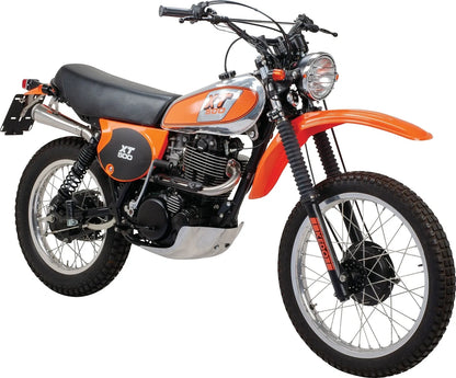 Fuel Tank Decal Set - 1979 - Black Orange - XT500