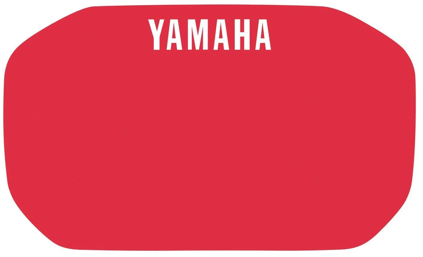 Head Light Fairing Decal - Red with White YAMAHA Logo - HD Quality - XT600 XT600Z