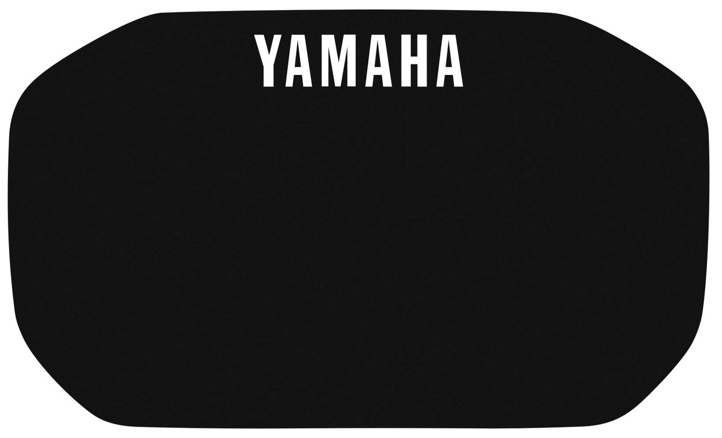 Head Light Fairing Decal - Black with White YAMAHA Logo - HD Quality - XT600 XT600Z