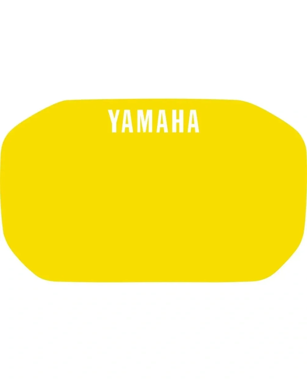 *NEW ITEM* Headlight Fairing Decal - Yellow/White YAMAHA logo (HD quality with protective laminate) - XT600Z XT600