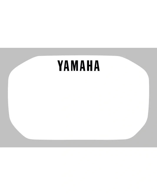*NEW ITEM* Head Light Fairing Decal - White with Black YAMAHA Logo - HD Quality - XT600 XT600Z