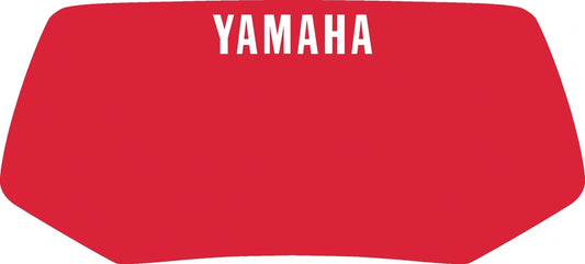 Head Light Fairing Decal - Red with White YAMAHA Logo - HD Quality - TT600 -'89