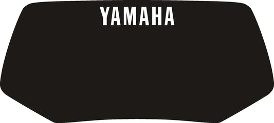 Head Light Fairing Decal - Black with White YAMAHA Logo - HD Quality - TT600 -'89