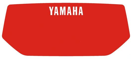 Head Light Fairing Decal - Red with White YAMAHA Logo - HD Quality - XT600 -'86