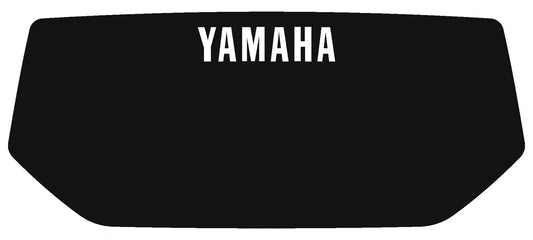 Head Light Fairing Decal - Black with White YAMAHA Logo - HD Quality - XT600 -'86
