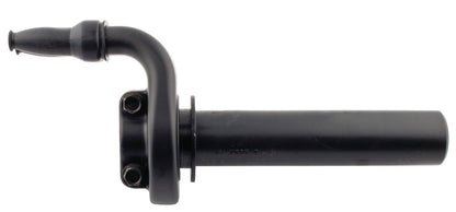 Throttle Tube Assembly - Black - (opens throttle medium-fast/domino replica) - TT500 SR500 XT500 Mikuni TM36/40 Universal application