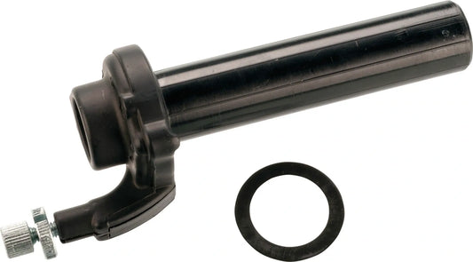 Throttle Grip - for 1 (Push + Pull Cable) - Large Stroke (56 mm at 220°) - Aluminum Housing - Universal