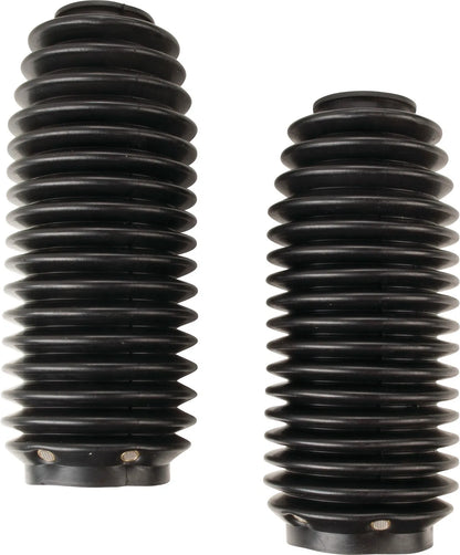 OEM Replica - Fork Boots - Black - with Mini Cleaner Inserts - XT500 '77 - '79 TT500 '77 - '78