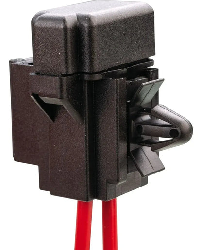 *NEW ITEM* Mini Flat Fuse Holder, 10A (incl. spare fuse - expansion rivet mounting for 6mm hole) - XT500 TT500 SR500 Universal