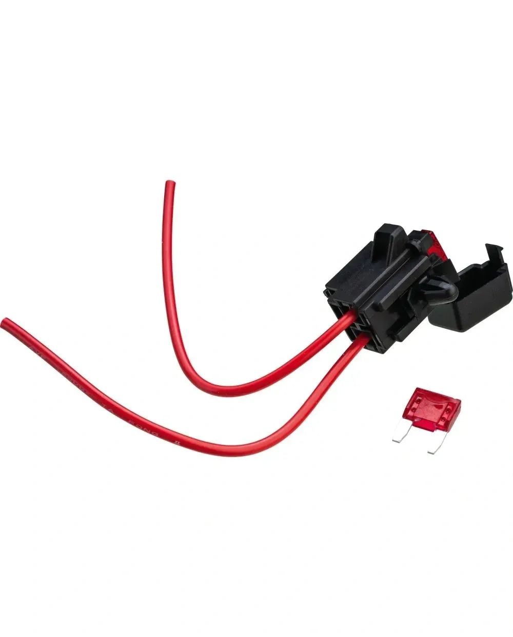 *NEW ITEM* Mini Flat Fuse Holder, 10A (incl. spare fuse - expansion rivet mounting for 6mm hole) - XT500 TT500 SR500 Universal
